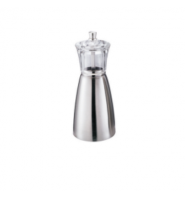 Stainless Steel Pepper Grinder with Acrylic Top