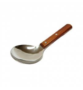 Stainless Steel Rice Scoop With Wooden Handle