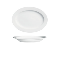 Imperial White Oval Platter