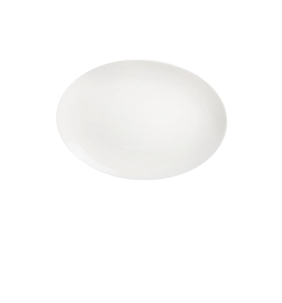 Imperial White Coupe Oval Platter