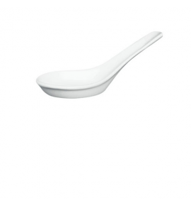 Imperial White Chinese Spoon ( with hole)