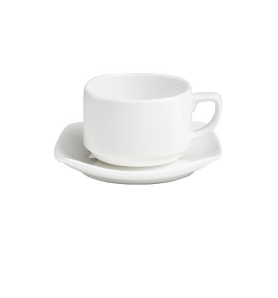 Square Coupe Cup & Saucer