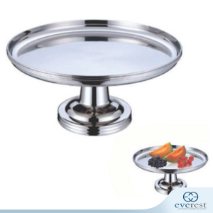 STAINLESS STEEL ROUND PEDESTAL DISPLAY