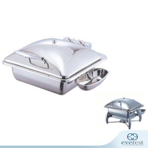 STAINLESS STEEL DELUXE SQUARE CHAFING DISH