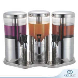 TRIPLE TANK V SHAPE JUICE DISPENSER