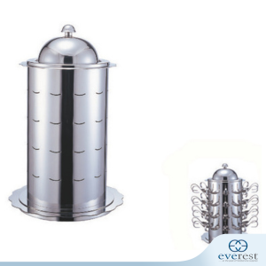REVOLVING CANAPE SPOON PEDESTAL