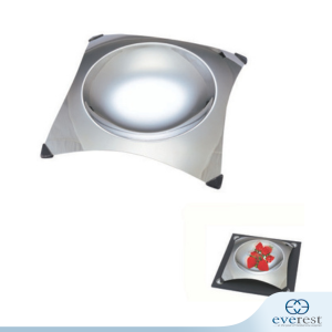 STAINLESS STEEL SQUARE INVERTED FRUIT DISPLAY