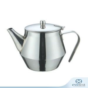 STAINLESS STEEL DELUXE TEAPOT WITH LID
