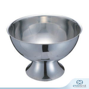 STAINLESS STEEL PEDESTAL PUNCH BOWL